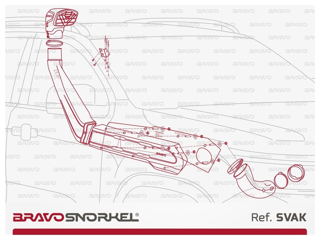 Bravo Snorkel VW Amarok (ab 2023)