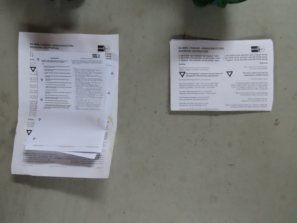 Bilstein Gasdruckfederung L+R