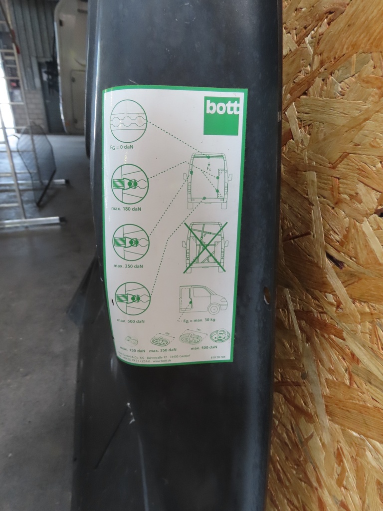 komplette Rückwand VW T5/T6