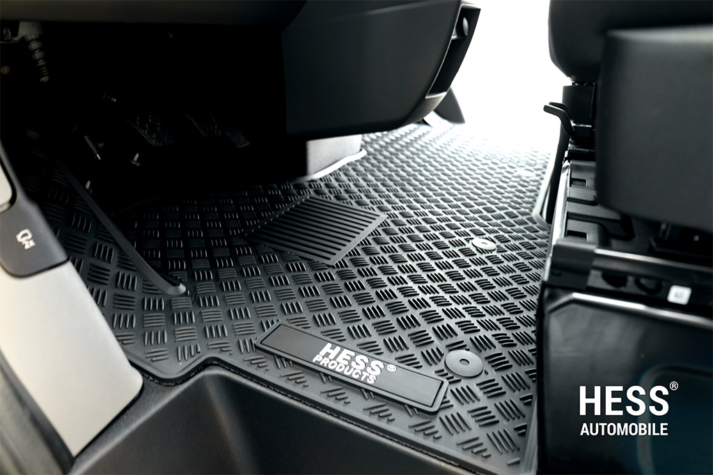 HESS Strong-Hill Fussmatte VW Transporter / Ford Custom (ab 2025), Dreisitzer