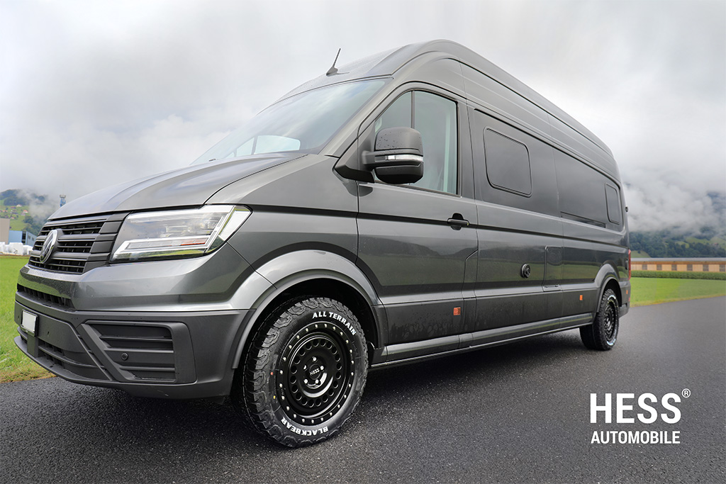 HESS H55-HD, 18 Zoll, Forest Black, Alufelge für VW T5/T6/T6.1/T7, Amarok -2020, Crafter II, MAN TGE