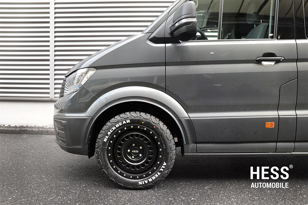 HESS H55-HD, 18 Zoll, Forest Black, Alufelge für VW T5/T6/T6.1/T7, Amarok -2020, Crafter II, MAN TGE