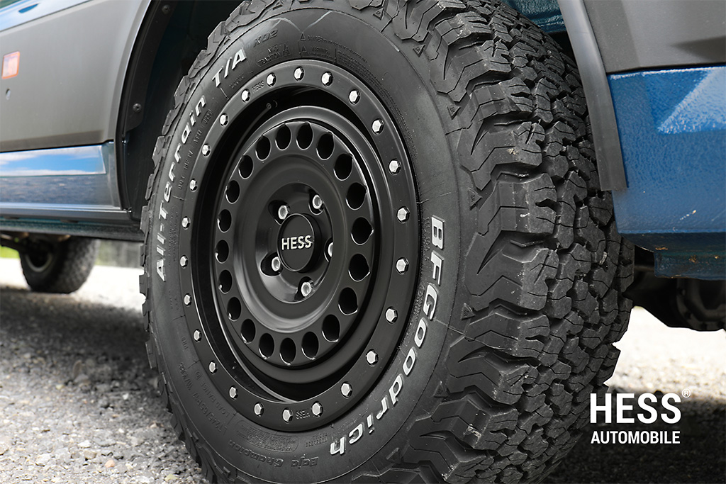 HESS H91-HD, 17 Zoll, Forest Black, Alufelge für VW T5/T6/T6.1/T7, Amarok -2020, Crafter II, MAN TGE