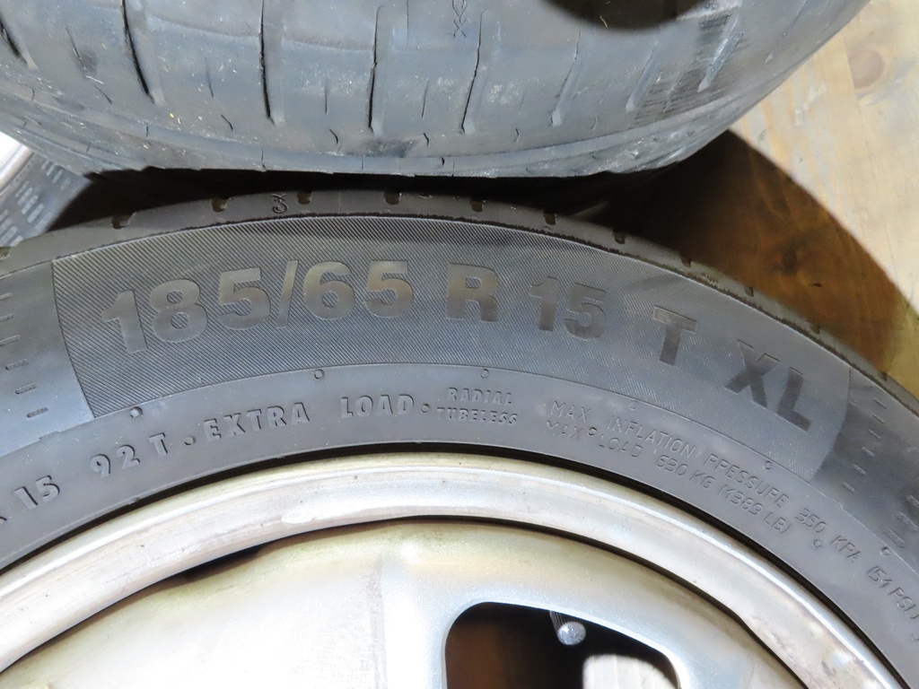 Radsatz mit Fergat Felgen und Continentalpneu (Sommer)