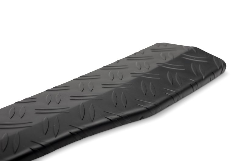 Ladekantenschutz aus Aluminium schwarz matt für Ford Transit