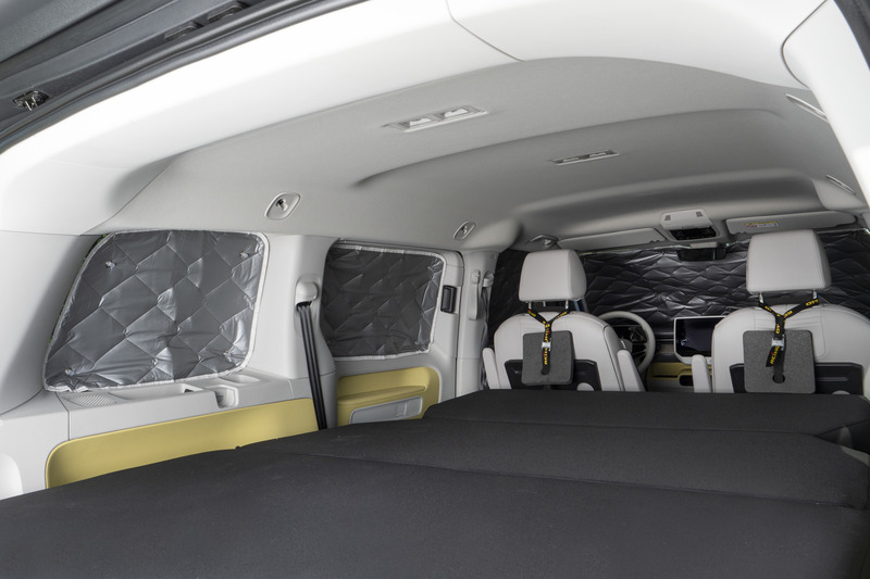 Thermomatte Isoflex im Wohnraum für ID Buzz