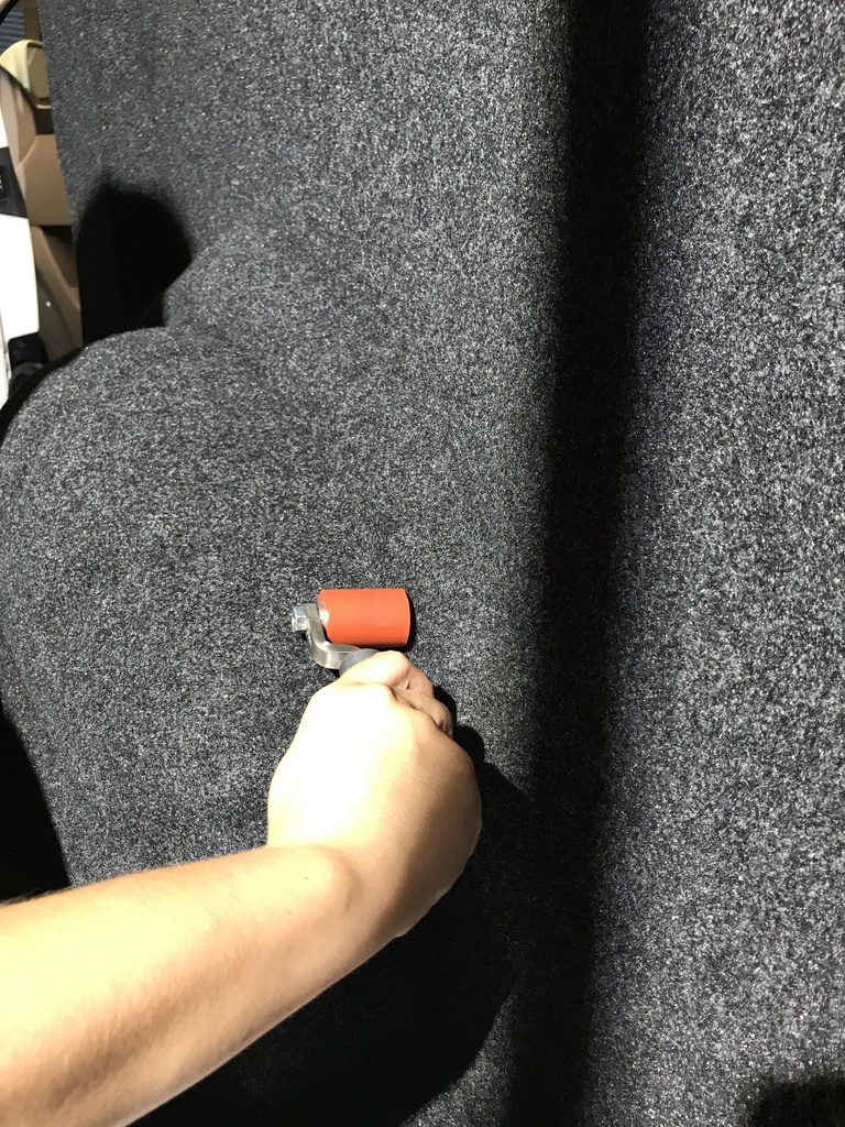 Fahrzeugdämmung-Set — 10m Filz, 12x Sprühkleber