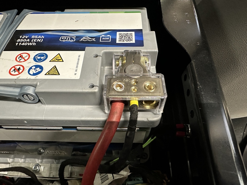 Batterieklemme Set plus, minus 12-48V