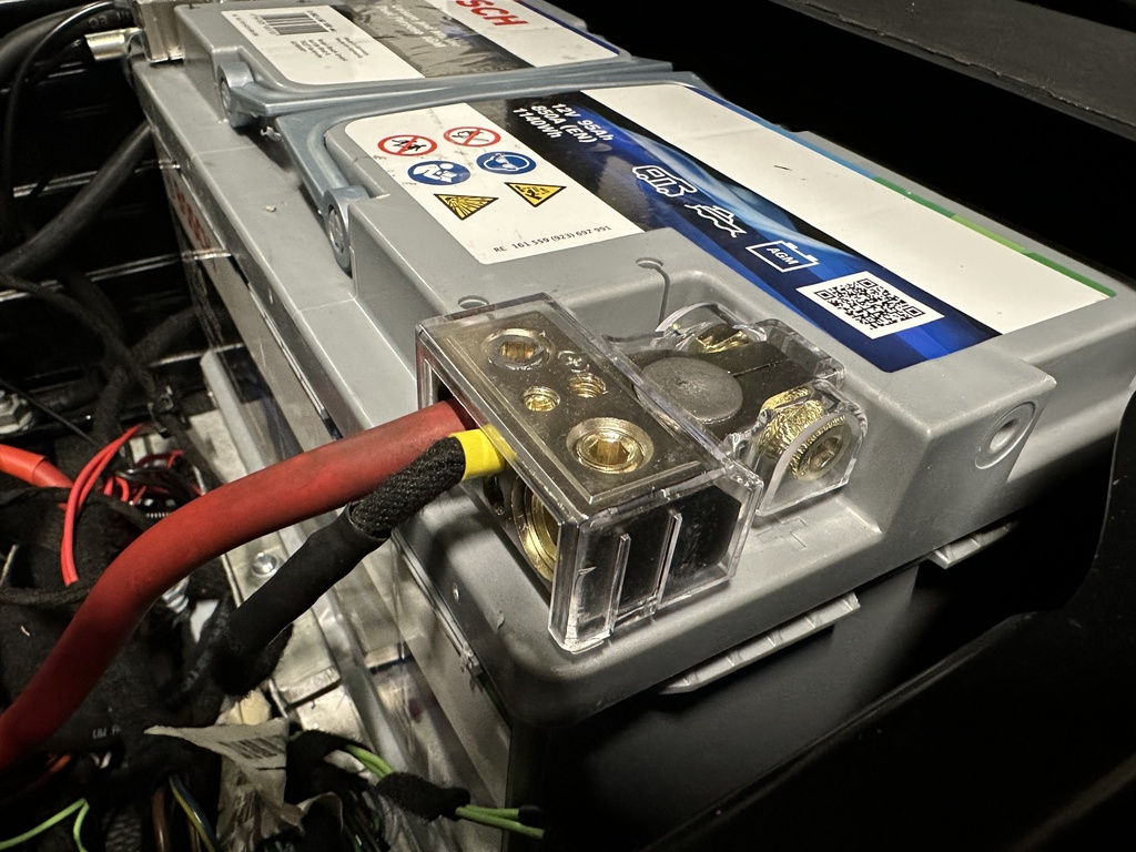 Batterieklemme Set plus, minus 12-48V
