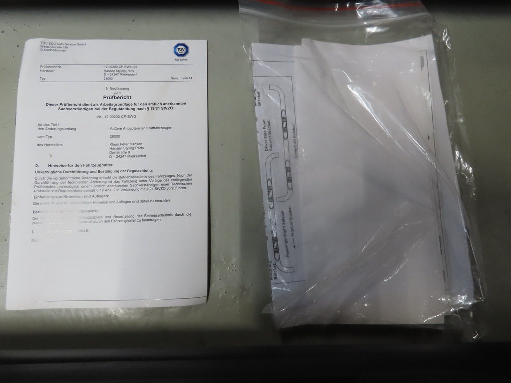 Schwellrohre Dodge Ram (Schwarz)