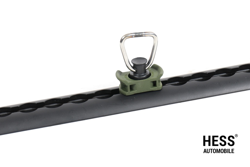 Kunststoff-Fitting mit Ring Olivegrün