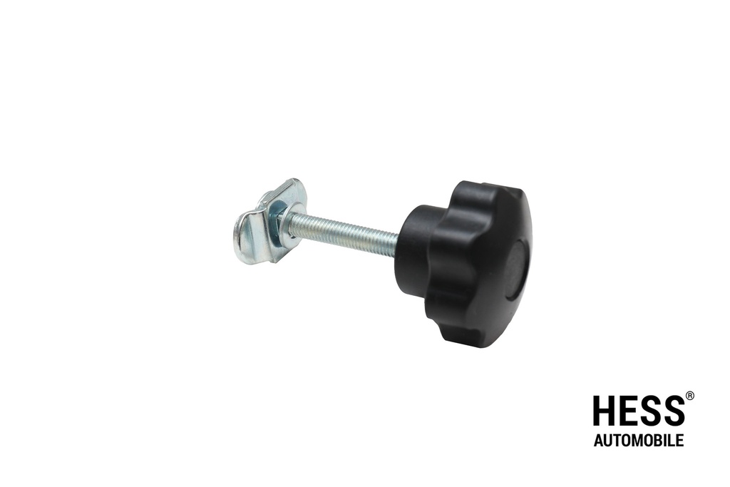 Schraubfitting M8x60mm mit Sterngriff, verzinkt