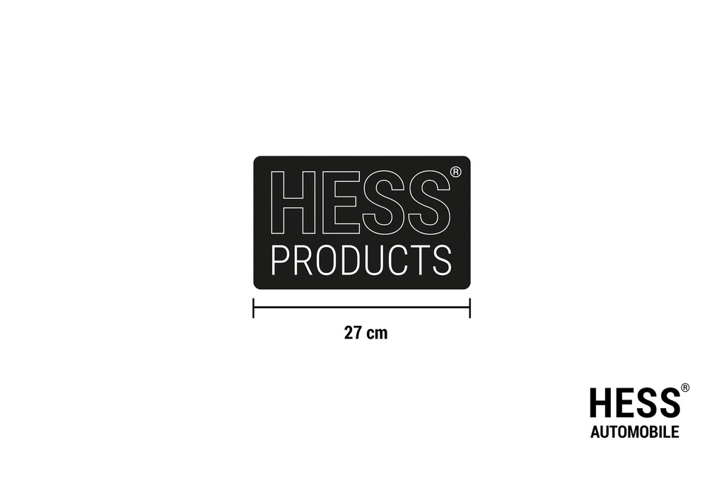 HESS PRODUCTS Sticker 27cm