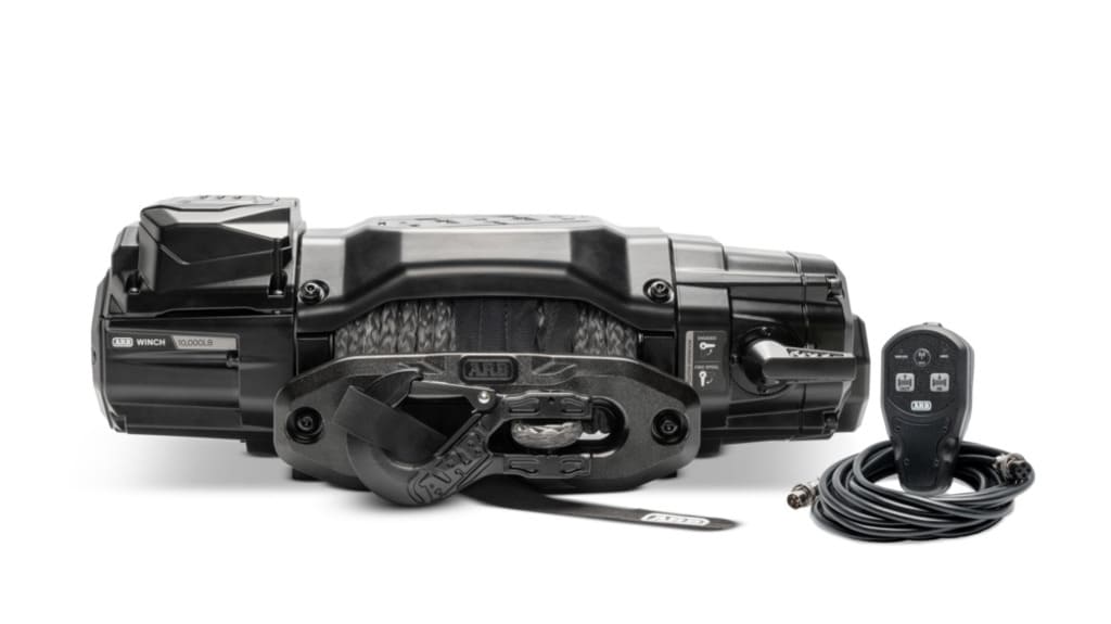 ARB-Seilwinde, 10000 lb, 10mm x 28m Grey Synthetic